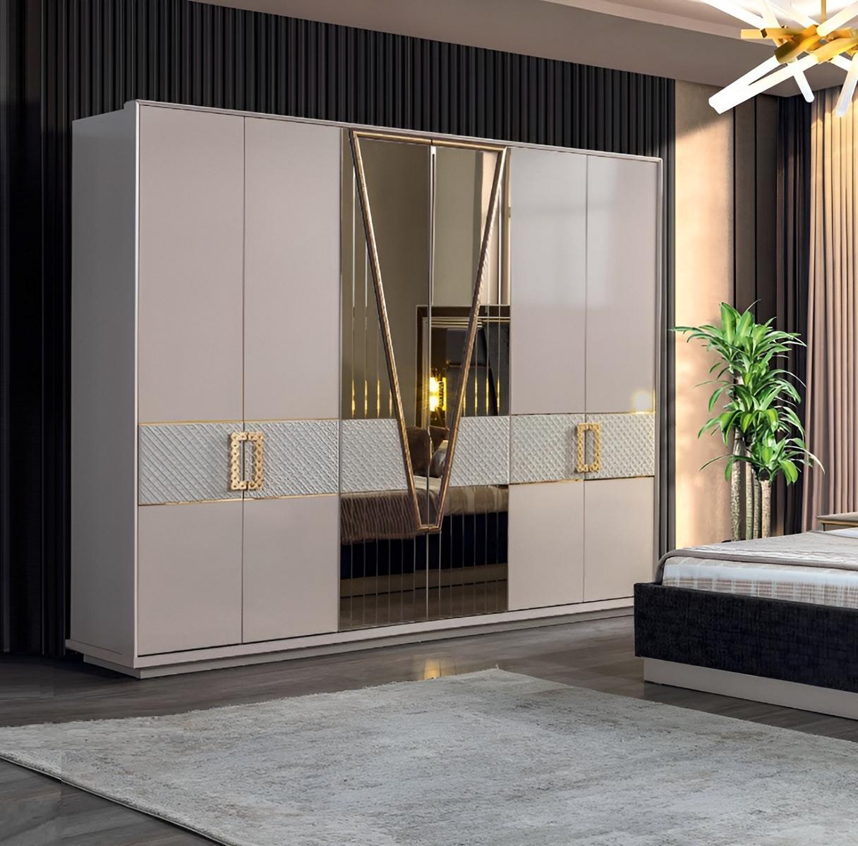 Schlafzimmer Kleiderschrank Moderne Möbel luxus Neu Einrichtung Design Sofort