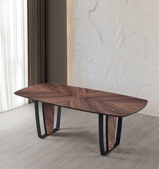 Luxus Esszimmertisch Esstisch Küchentisch Esszimmer Holz Schwarz Tisch