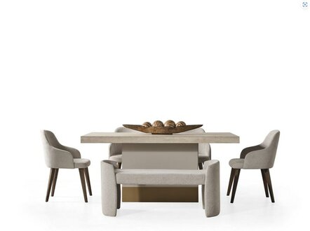 Esszimmergarnitur Esstisch Essgruppe Tischgruppe Esstischset Tisch Set 6tlg