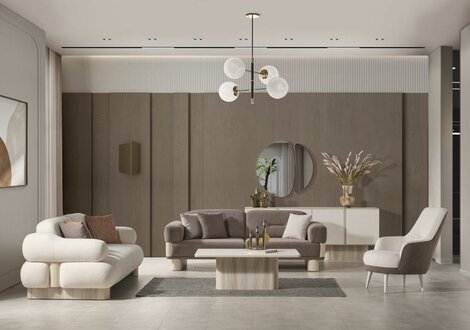 Polstergarnitur Couch Set Sitzmöbel Sofa Kombination Sitzgruppe Wohnlandschaft