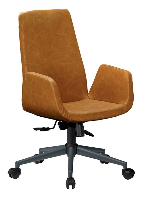 Chef Bürostuhl Holz Arbeitszimmer Sessel Möbel Braun Drehbar Konferenz