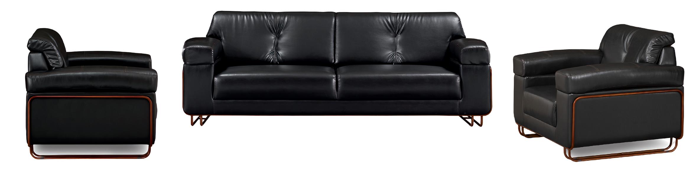 Sofa Set 3+1+1 Sitzer Luxus JVMöbel Couch Sofa Polster Wohnzimmer Holz Modern