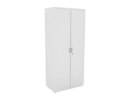 Luxus weißer Büroschrank Stilvoll Holzmöbel Stauraum Modern Schrank