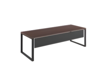 Stilvoller Arbeitstisch schwarz deluxe Holzmöbel Arbeitsumgebung Modern