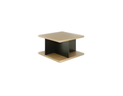 Modernes Büro Braun Schwarz Holz Deluxe Büro Couchtisch Kaffeetisch