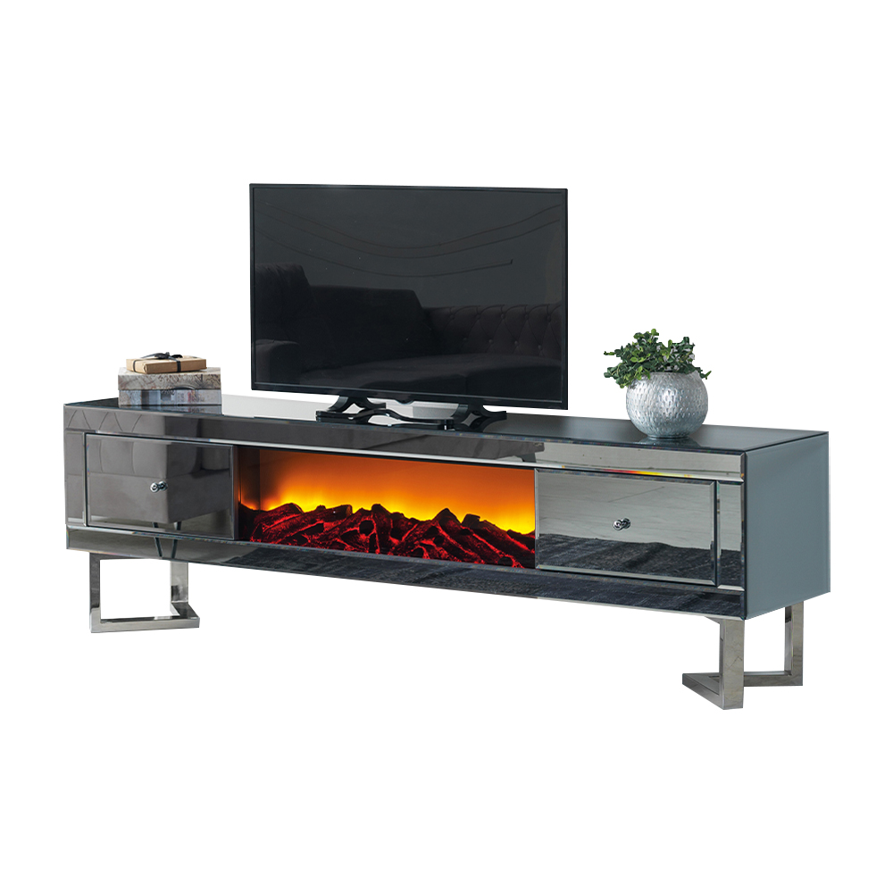 Elektrokamin Sideboard Kamin Sideboard Media rtv lowboard tv ständer