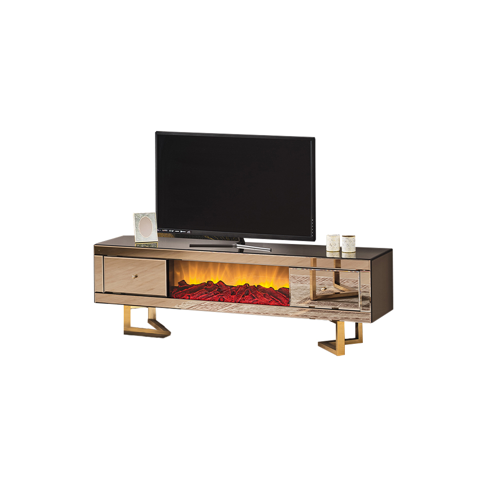 TV Schrank Fernsehschrank Medienmöbel Board Sideboard Rack rtv Kamin Luxus