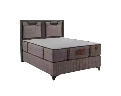 Boxspring Betten Polsterbett Design Hotel Doppelbett Luxus Design 200x200cm NEU