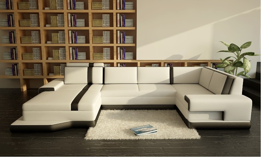 Design Big XXL U Form Sofa Wohnlandschaft Couch Polster Ecksofa Sitz Garnitur