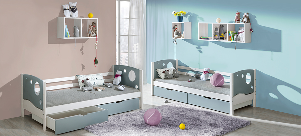KINDERBETT JUGENDBETT + BETTKASTEN BETT KIEFER KINDERZIMMER BETTEN NEU
