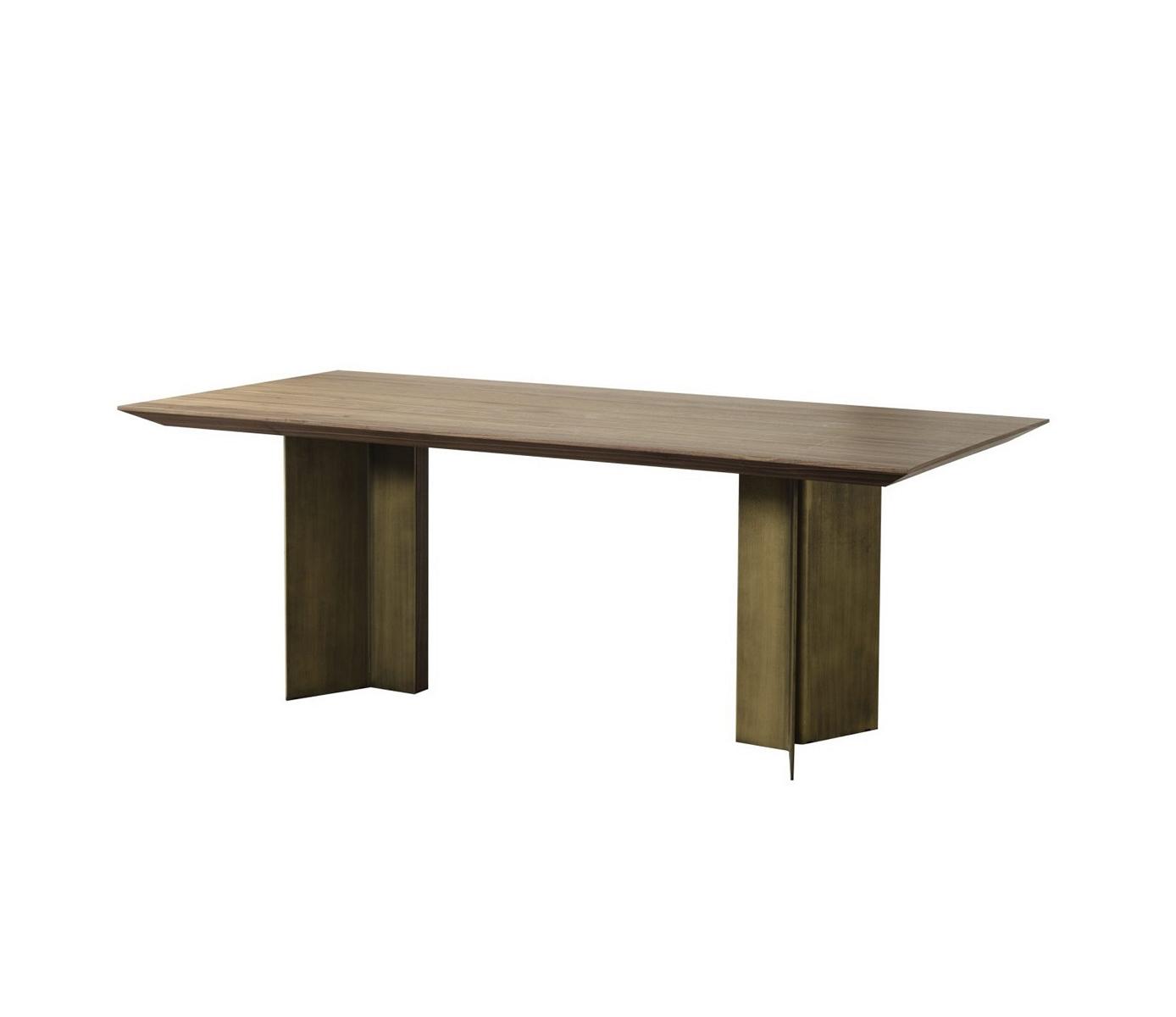 Esszimmertisch Esstisch Tisch Essecke Esszimmer 208 cm Holz Braun