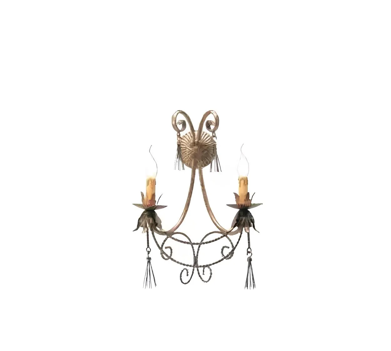 Wandleuchte Lüster Wandlampe Wandleuchten Wand Lampen Beige Luxus Neu
