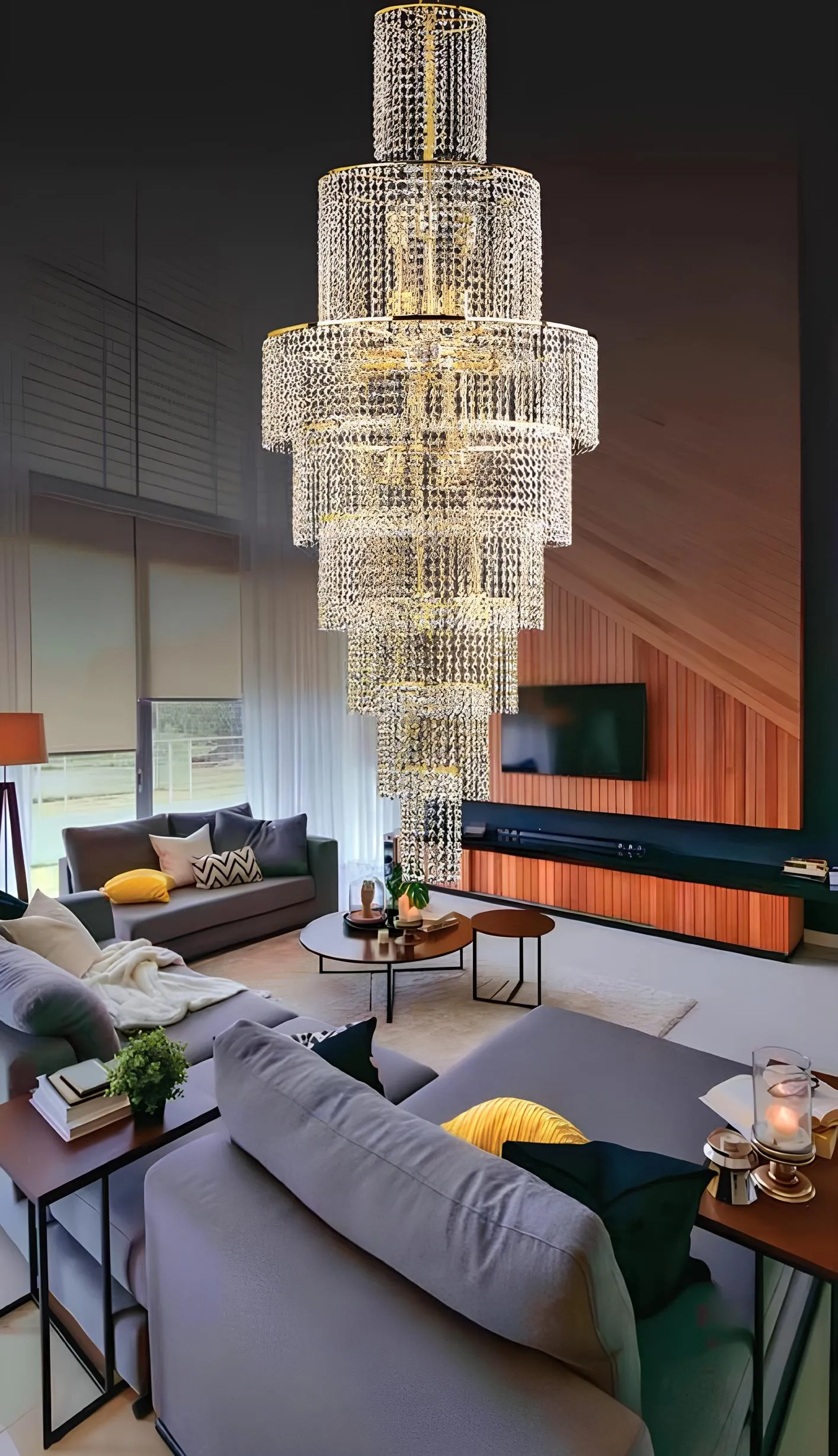 Kronleuchter Stil Modern luxus Leuchte Lampe Decke Wohnzimmer neu