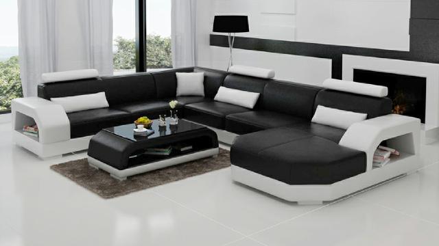 Ecksofa Wohnlandschaft Sofa Polster Garnitur Eck Leder Couch XXL Sofas BIG NEU