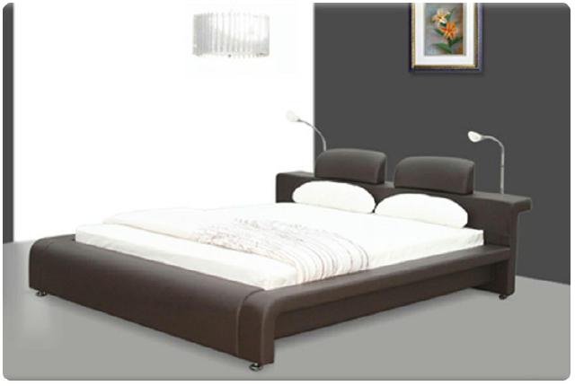 Wasserbett Betten Komplett Lederbett Polsterbett mit Matratze Neu LILLI Bett