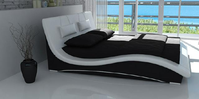 Wasserbett Bett Polsterbett mit Matratze Neu SWING Betten Komplett Lederbett !!
