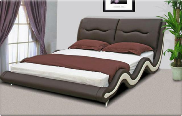 Wasserbett Lederbett Polsterbett Wasserbetten Neu LOUIS Bett Betten Komplett