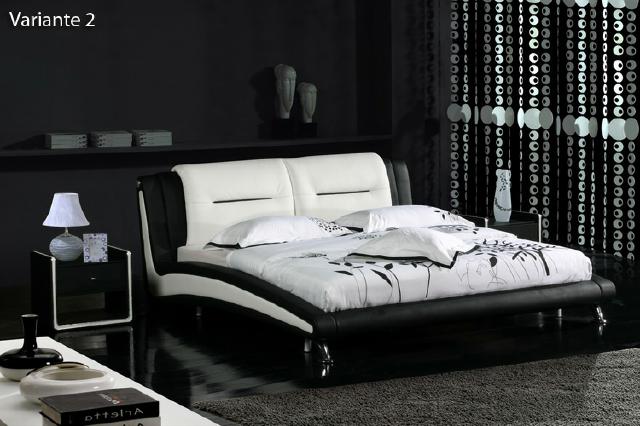 Mairobi Wasserbett Bett Betten Komplett Lederbett Polsterbett mit Matratze Neu