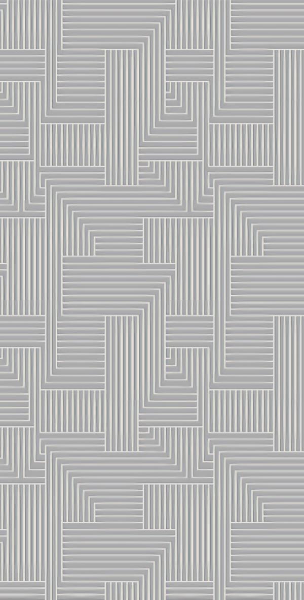 Teppich Kurzflor Abstrakter Geometrisches Grau Muster Flur Foyer Veranda