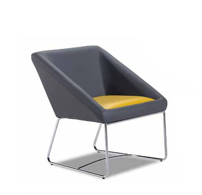 Luxus Einsitzer Sofa Couch Polster Sessel Möbel Wartezimmer Büro Einrichtung
