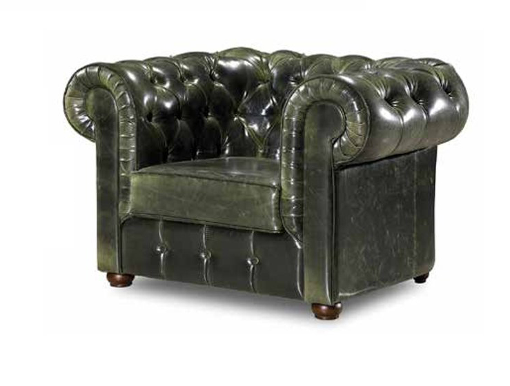 Design Sessel Luxus Wohnzimmer 1 Sitzer Relax Club Polster Chesterfield