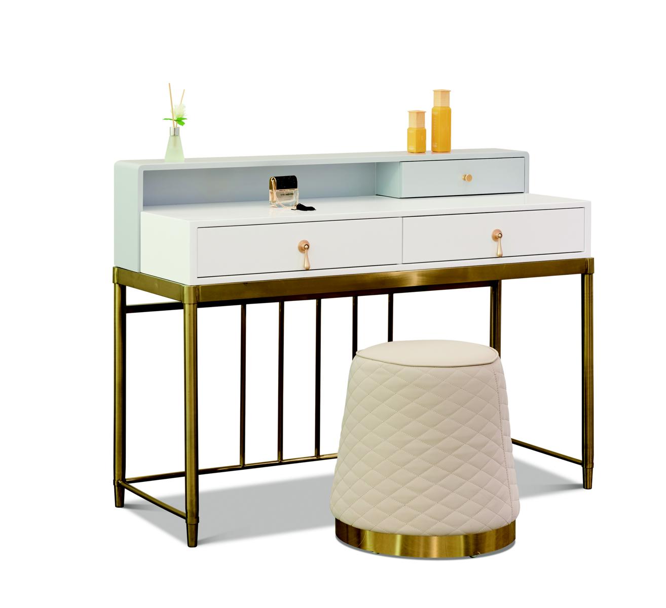 Designer Holz Konsolentisch Tisch Konsole Konsolentische Schmink Konsole 2tlg