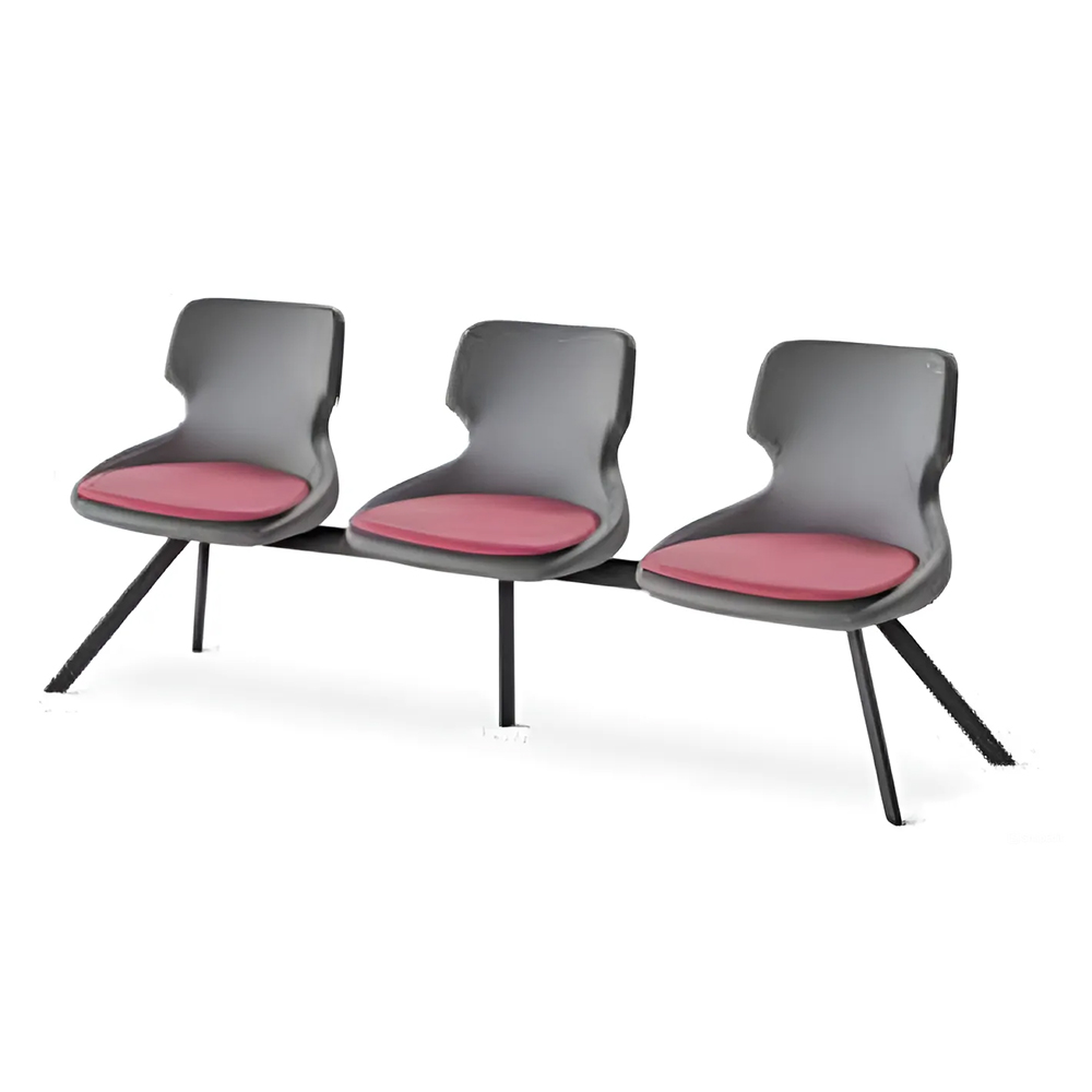 Bürostühle Schwarz Bordeaux Modern Leder Edelstahl Arbeitszimmer Büro