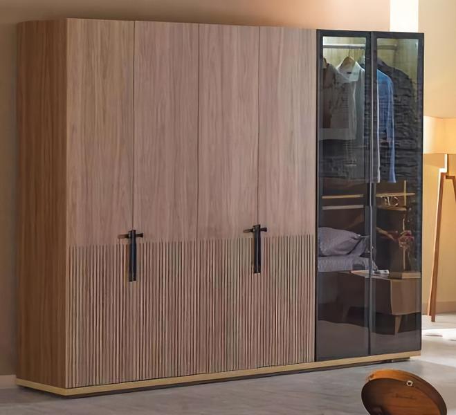 Komplettes Schlafzimmer 2x Nachttische Set Bett Sets Schlaf Kommode 4tlg