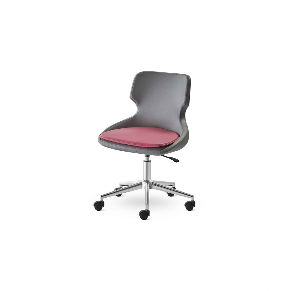 Bürostuhl Schwarz Mit Rollen Modern Design Foyer Diele Flur Arbeitszimmer