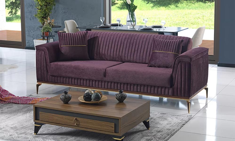 Dreisitzer Polstercouch Sofa Couch Sitzmöbel Polster Möbel Polstermöbel