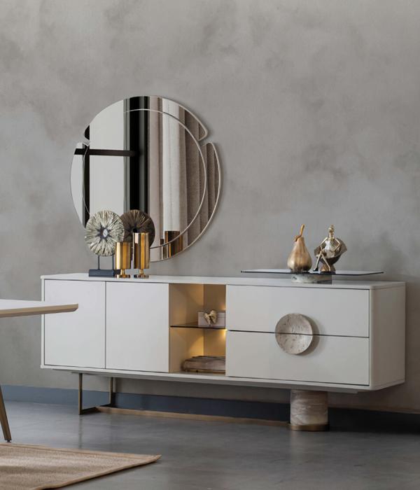 Luxus Kommode Loft Sideboard Moderne Kommoden Sideboards Schrank 208cm