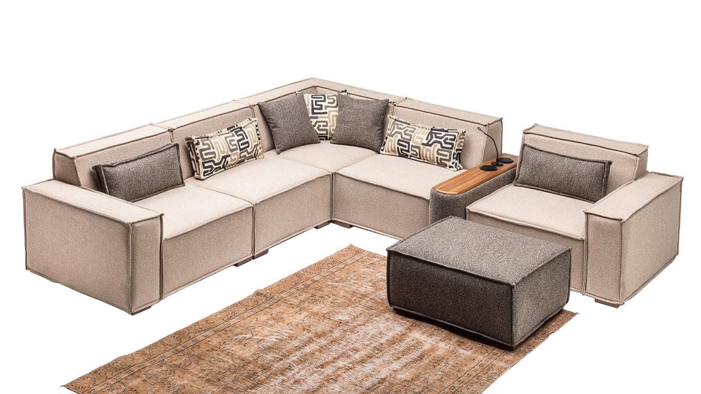 Couch Wohnraumsofa Eckcouch Sofa Polsterlandschaft Ecksofa Lounge Eckgarnitur