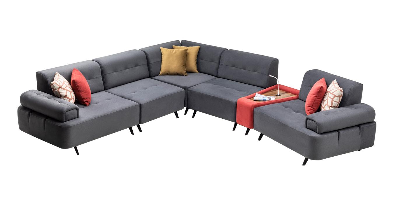 Eckcouch Couch Sofa Ecksofa Lounge Eckgarnitur Wohnraumsofa Polsterlandschaft