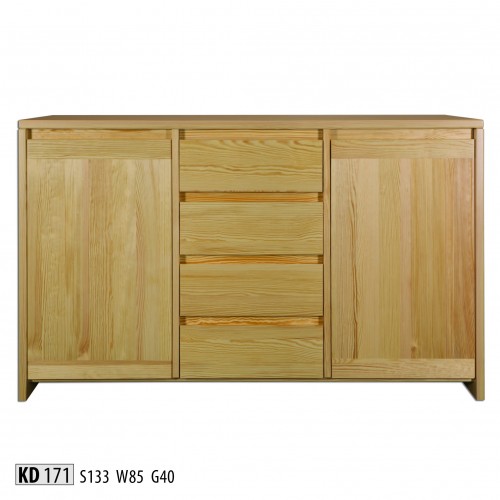 Anrichte Massive Kommode Möbel Kommoden Echtholz Lowboard Neu Sideboard Schrank