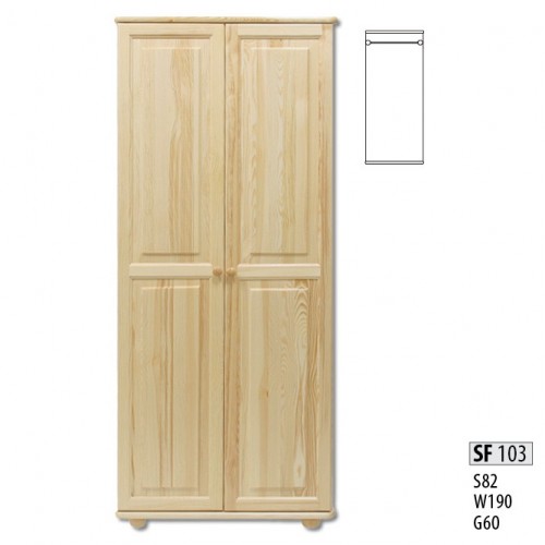 Landhaus Kleiderschrank Massive Schlafzimmer Schränke Holz Möbel Schrank Neu