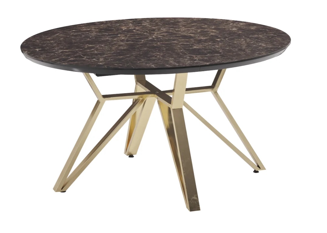 Luxus Esstisch Esszimmer Tisch Metall Gold Tische Esstische Möbel Einrichtung