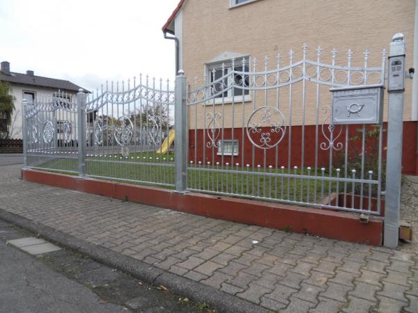 Railing Zaun Geländer Schmiedeeisen Handarbeit Klassische Zäune Garten M362 Neu