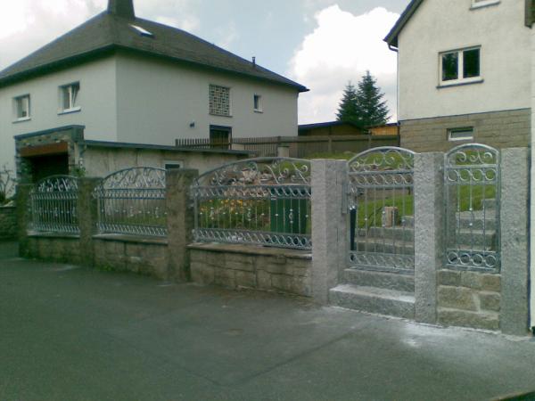Railing Zaun Geländer Schmiedeeisen Handarbeit Klassische Zäune Garten M255 Neu