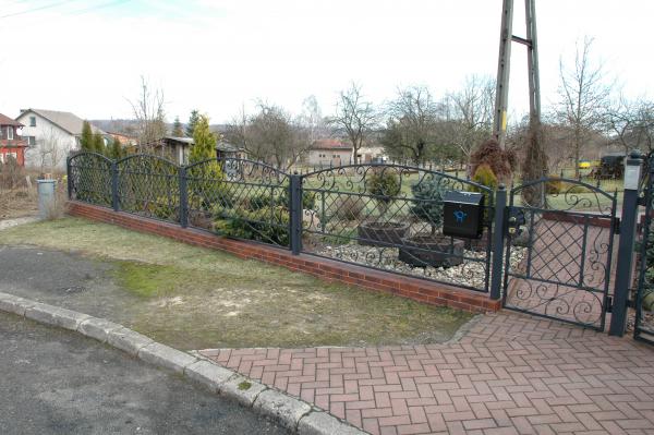 Zaun Garten Klassische Schmiedeeisen Handgefertigt nach Maß Geländer M234 1lfm