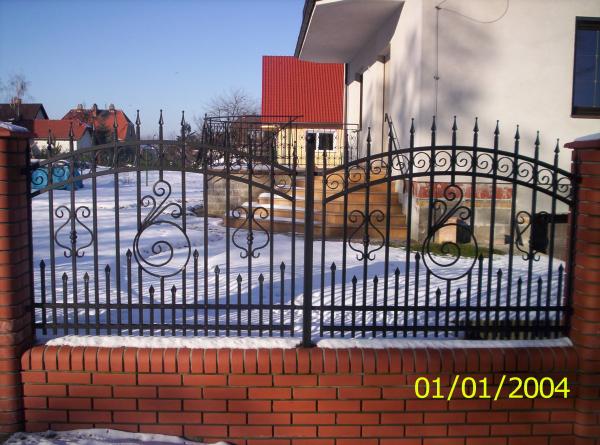 Zaun Garten Klassische Schmiedeeisen Handgefertigt nach Maß Geländer M226 1lfm