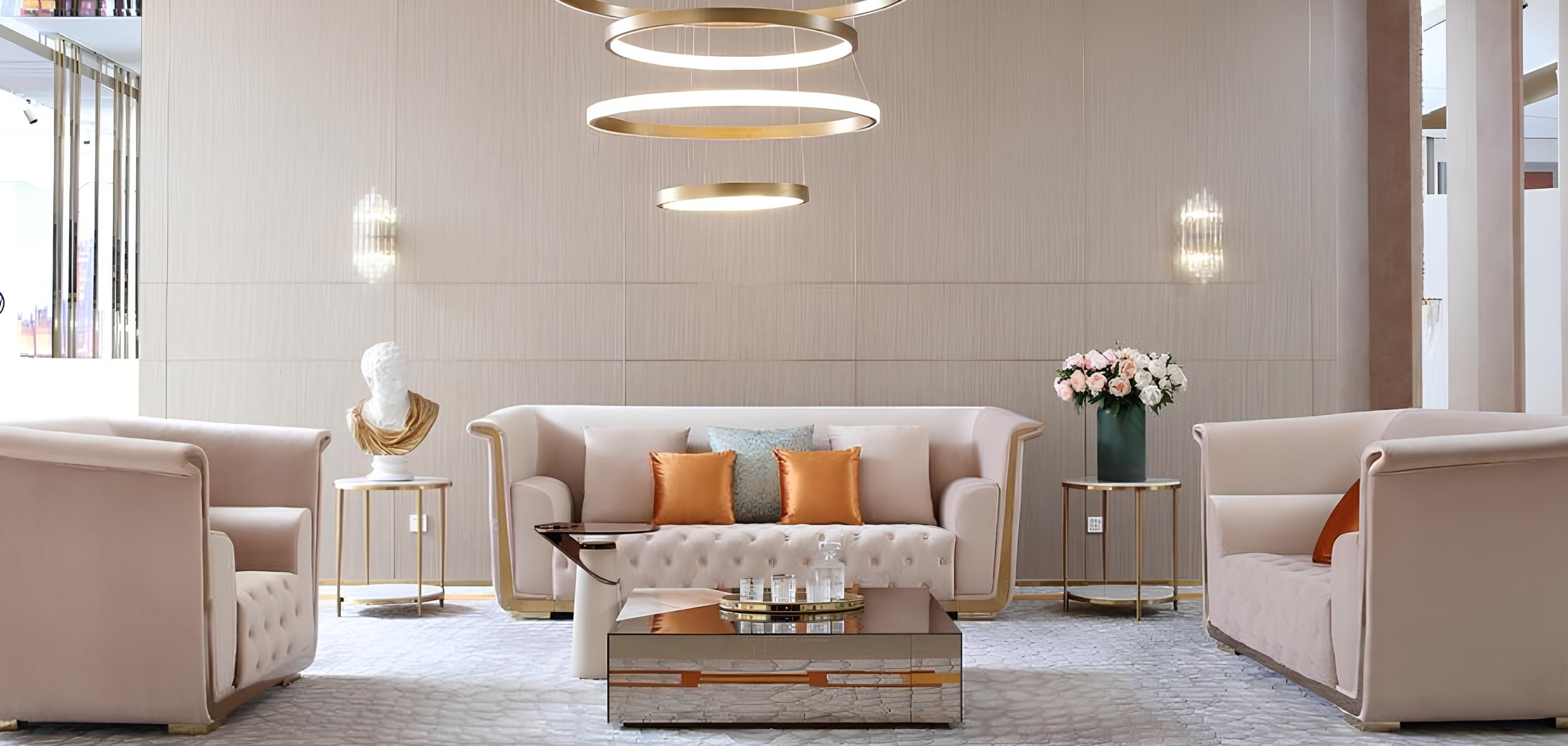 Beistelltisch Luxus Möbel Edelstahl Couchtisch Tische Konsolen Design Marmor Neu