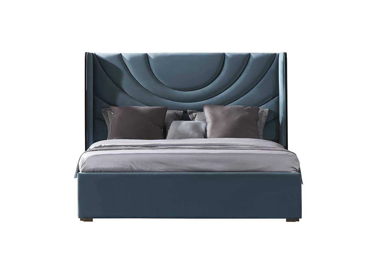Luxus Bett Polsterbett Leder Doppelbett Gestell Schlafzimmer Betten 180x200cm