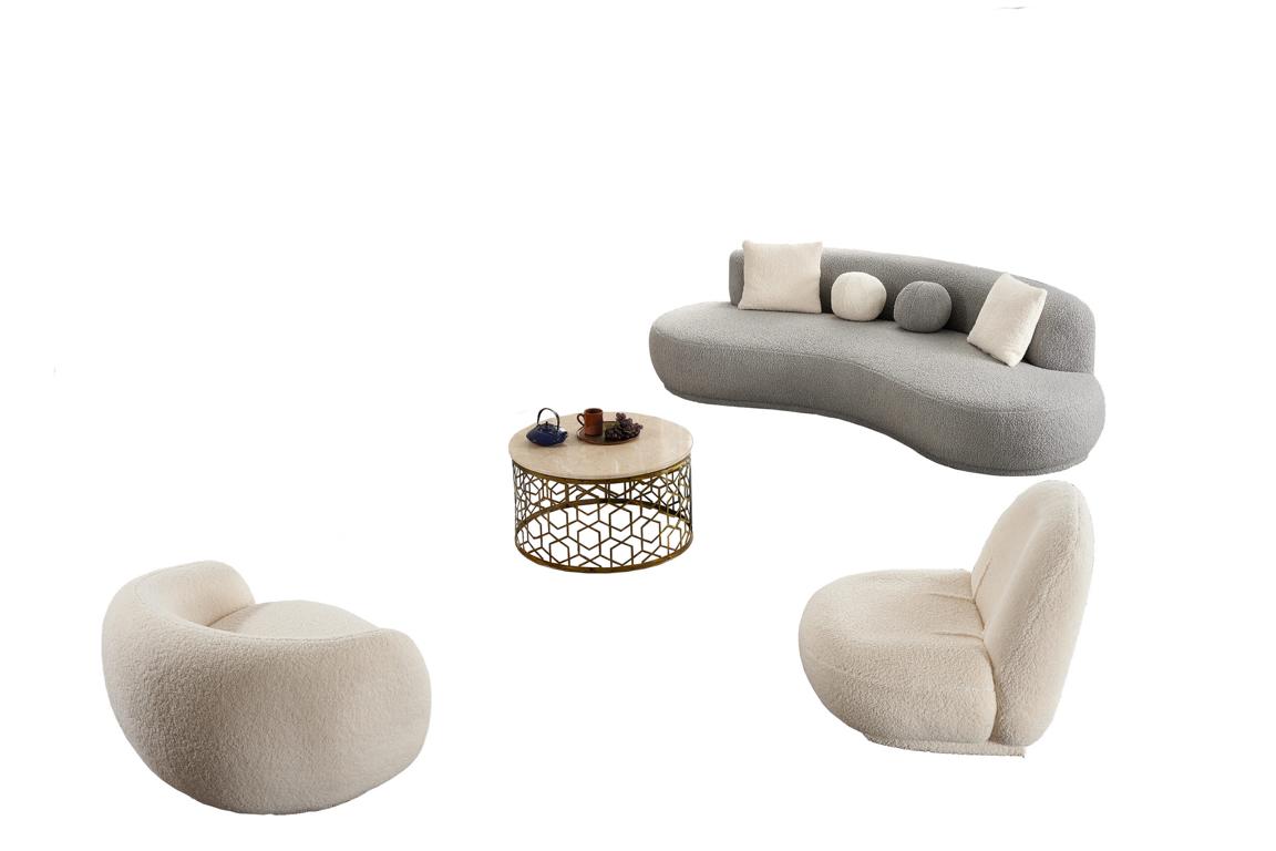 Sofas 4-Sitzer 2x Sessel Relaxgarnitur Komplettsofa Couches Wohnzimmer Garnitur