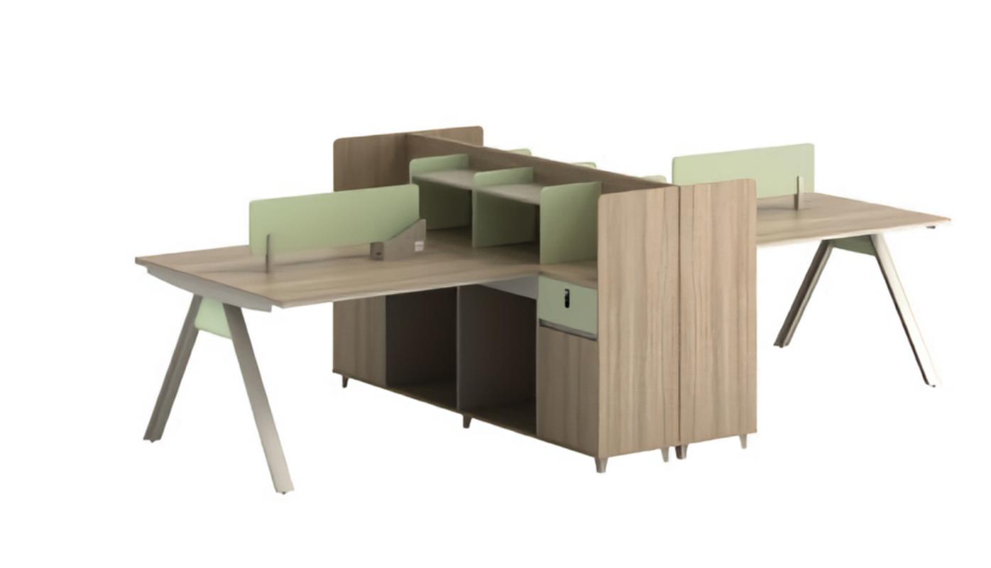 Schreibtisch Co Working Tisch Teambürotisch Gemeinschaftsschreibtisch 4 Personen