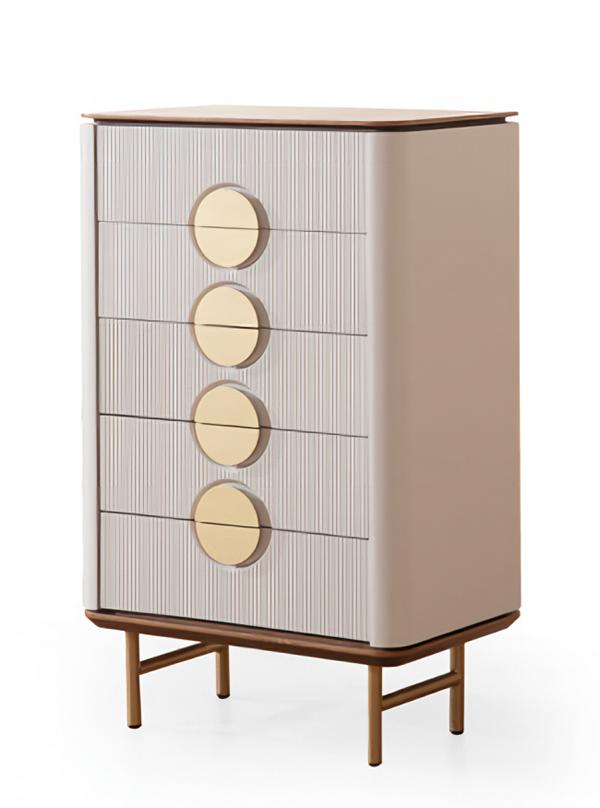 Zeitlos Kommode Funktional Sideboard 5 Schublade Schlafzimmer Möbel