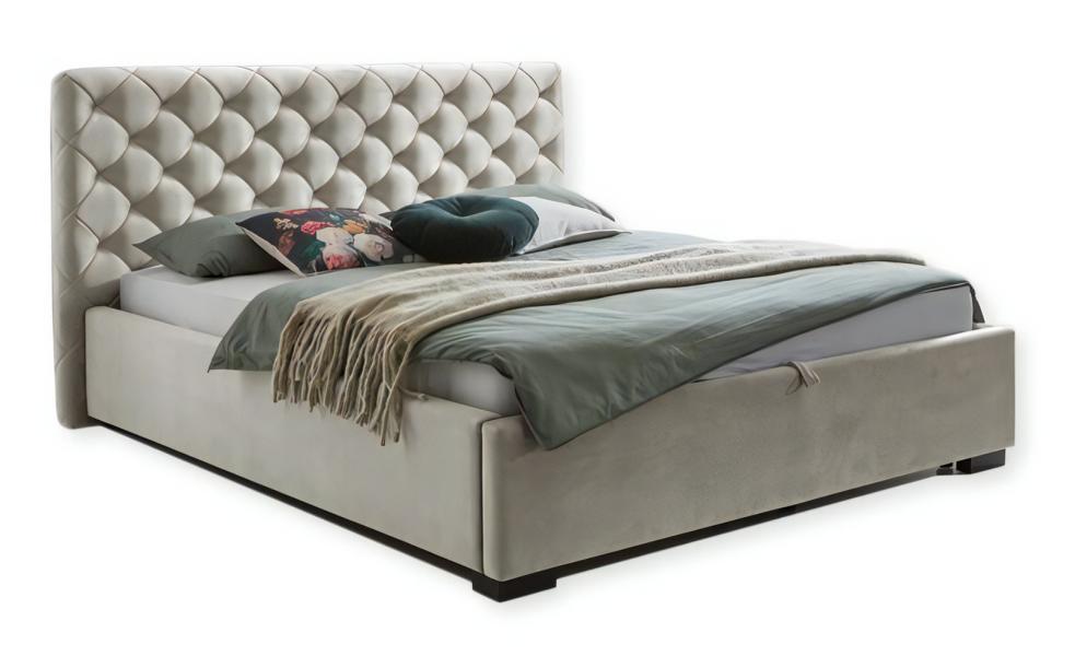 Doppelbett Schlafzimmer Bett 180сm Matratze Weiß moderner Stil Holz