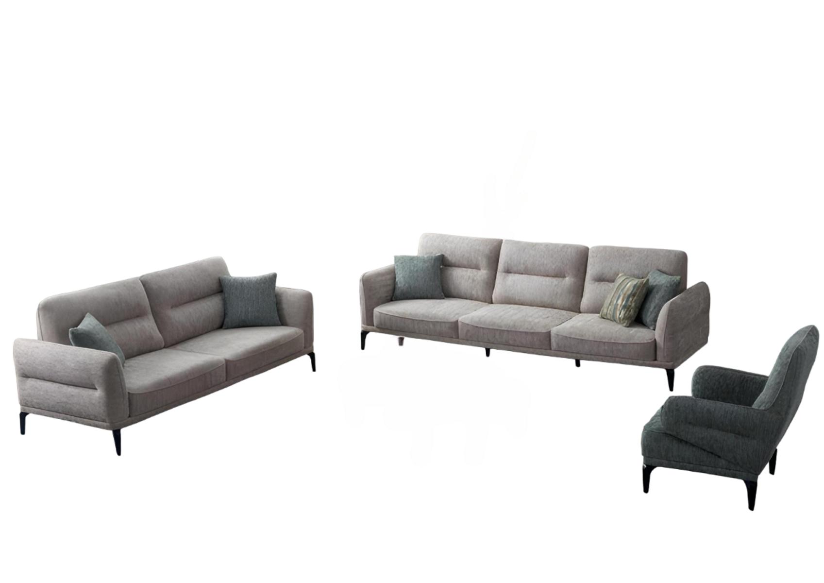 Luxus Sofagarnitur Big xxl sofa Garnituren set 4+3+1 Sitzer 3tlg. Couch