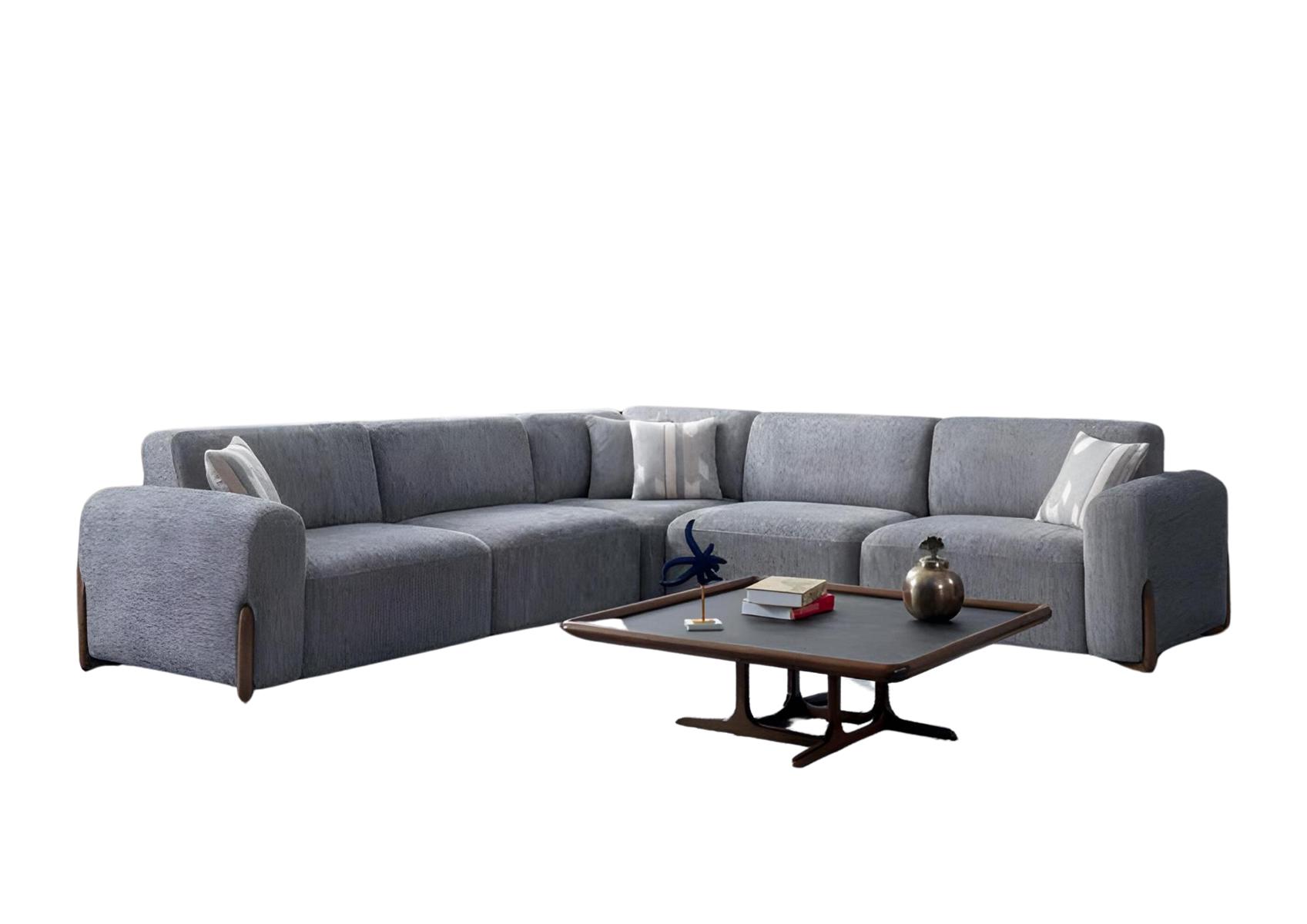 Luxus Sofagarnitur Ecksofa L-Form Garnitur Sofas Sitz Wohnzimmer