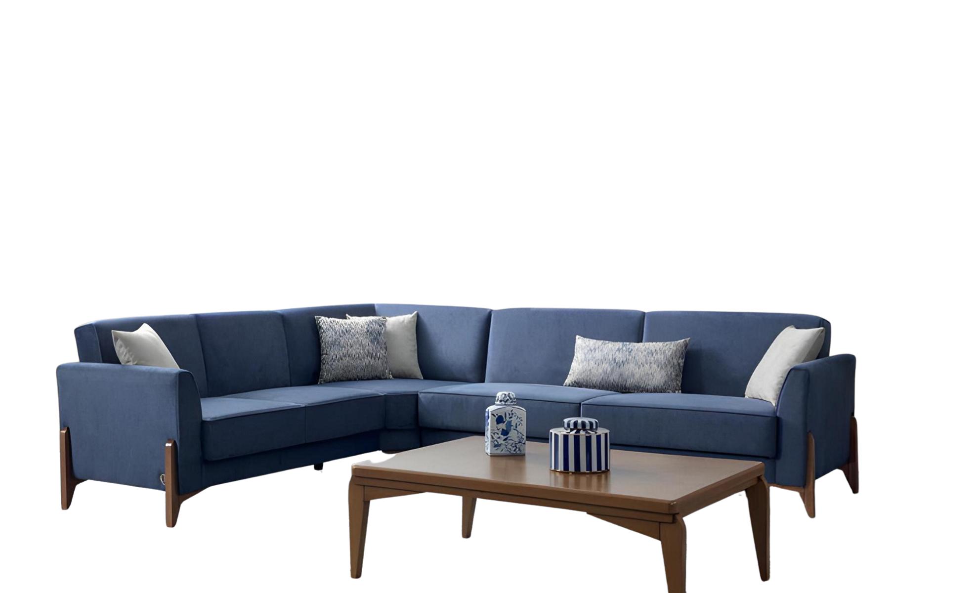 Sofa L-Form Stoffsofa Couch Wohnzimmer Garnitur Design Modern Sofa Ecksofa