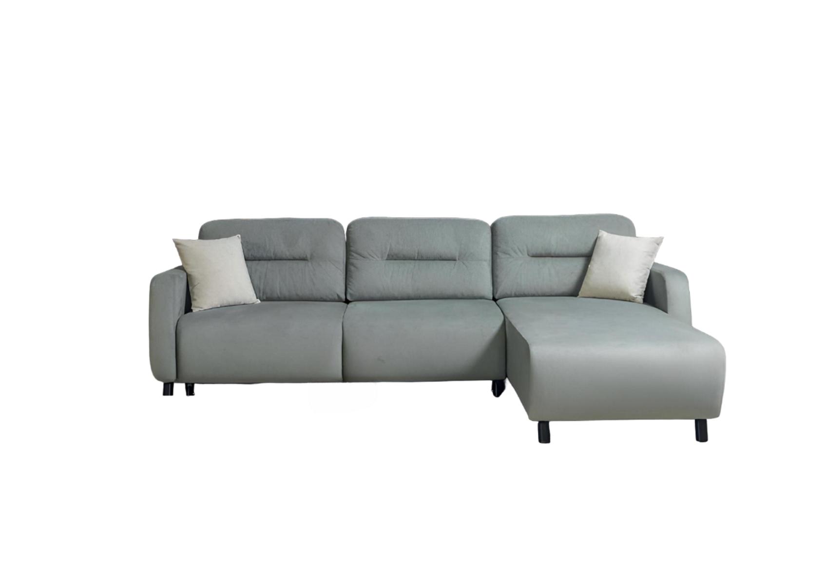Sofas Design Ecksofa L-Form Möbel Bett Funktionen Textil Stoff Schlafsofa Sofas